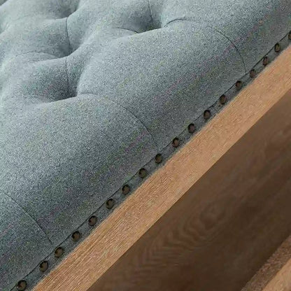 Conelius Upholstered Traditional Rectangular Cocktail Ottoman with a Tray by HULALA HOME