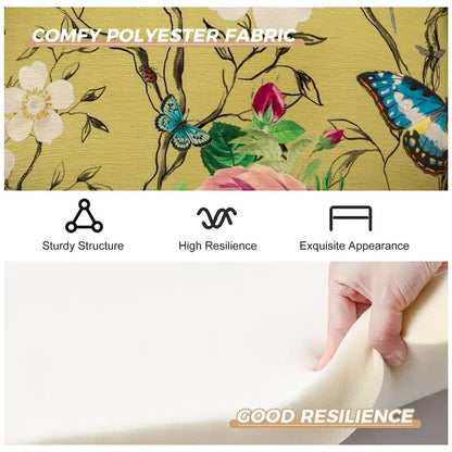 Gott Traditional Wingback Armchair with Solid Wood Legs by HULALA HOME