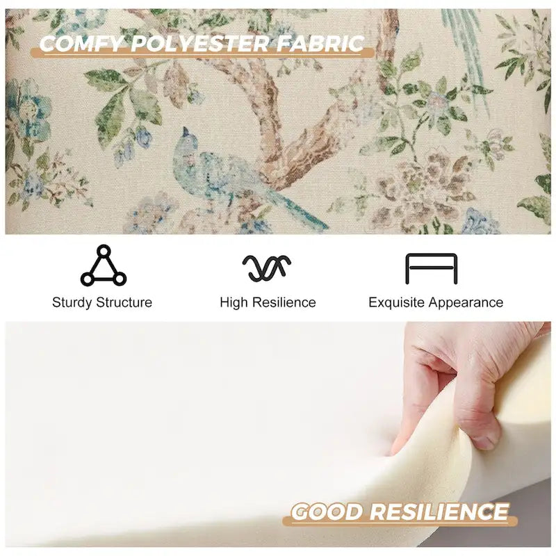 Gott Traditional Wingback Armchair with Solid Wood Legs by HULALA HOME