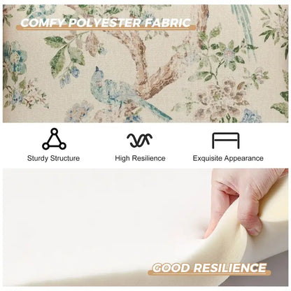 Gott Traditional Wingback Armchair with Solid Wood Legs by HULALA HOME