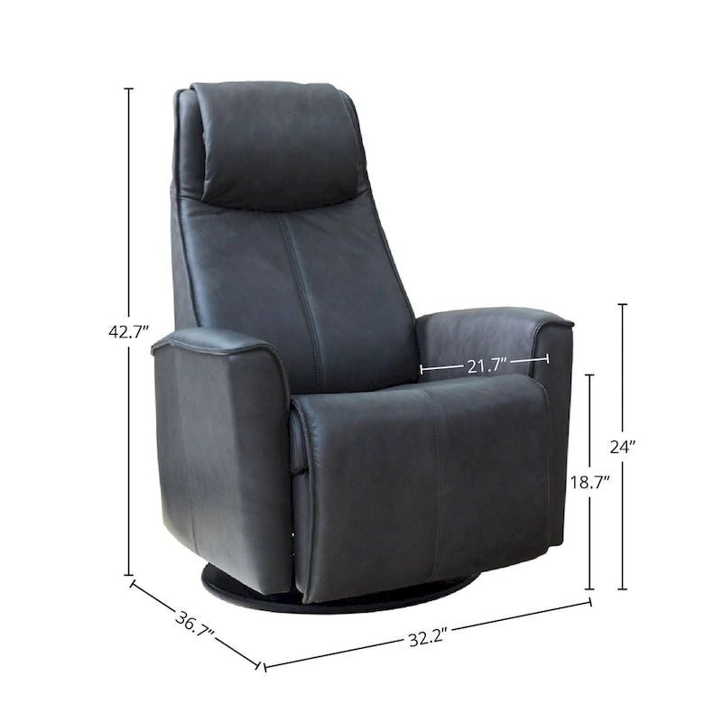 Fjords Urban Leather Swing Recliner