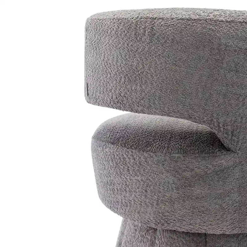 360 Degree Swivel Cuddle Barrel Accent Chairs with Wide Upholstered