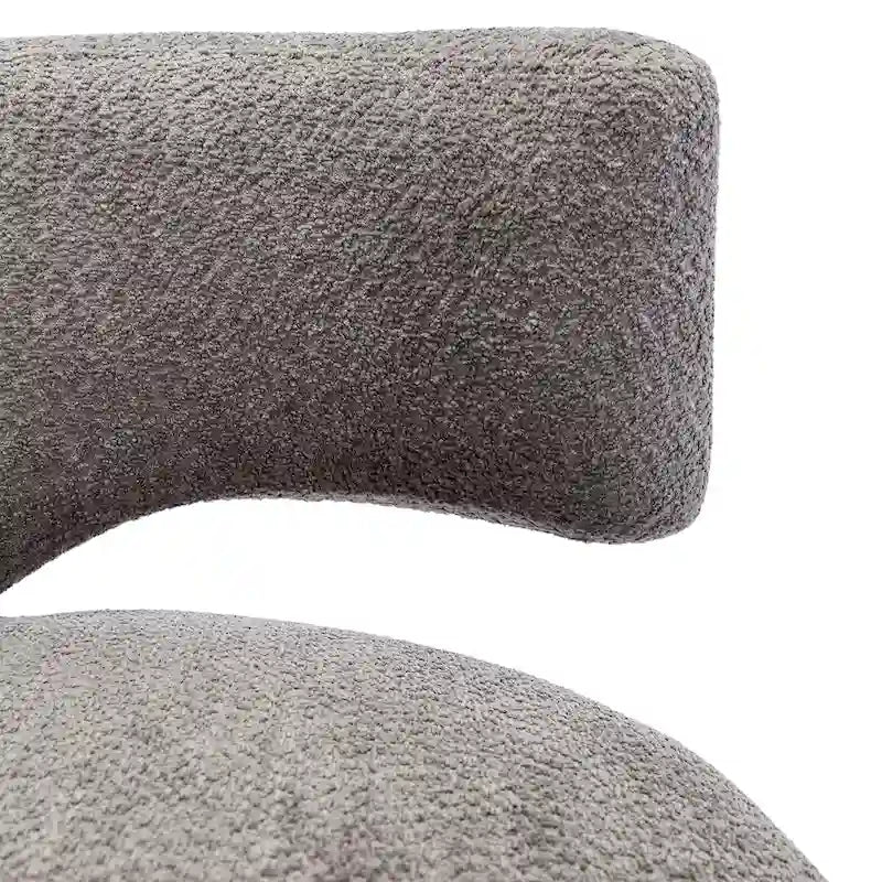 360 Degree Swivel Cuddle Barrel Accent Chairs with Wide Upholstered