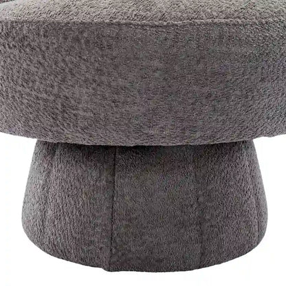 360 Degree Swivel Cuddle Barrel Accent Chairs with Wide Upholstered