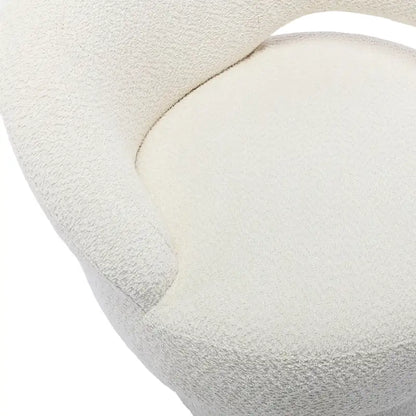 360 Degree Swivel Cuddle Barrel Accent Chairs with Wide Upholstered