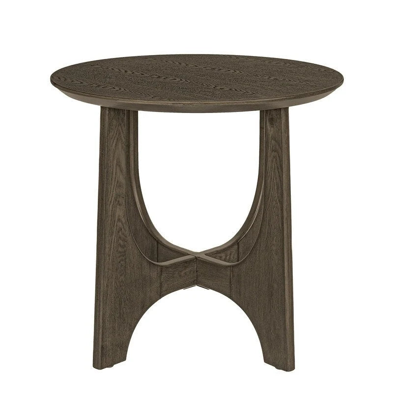 Grondin Modern Minimalist Style Round Coffee Table, End Table Nightstand for Living Room Reception Room Living Room