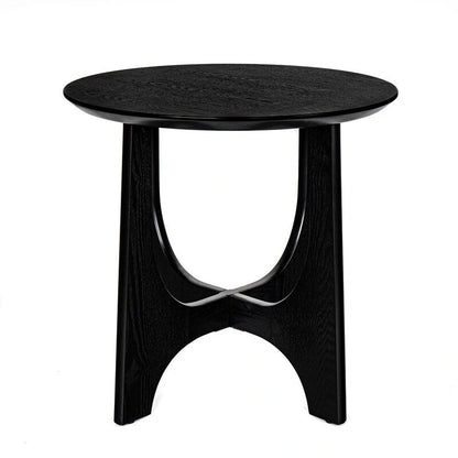 Grondin Modern Minimalist Style Round Coffee Table, End Table Nightstand for Living Room Reception Room Living Room