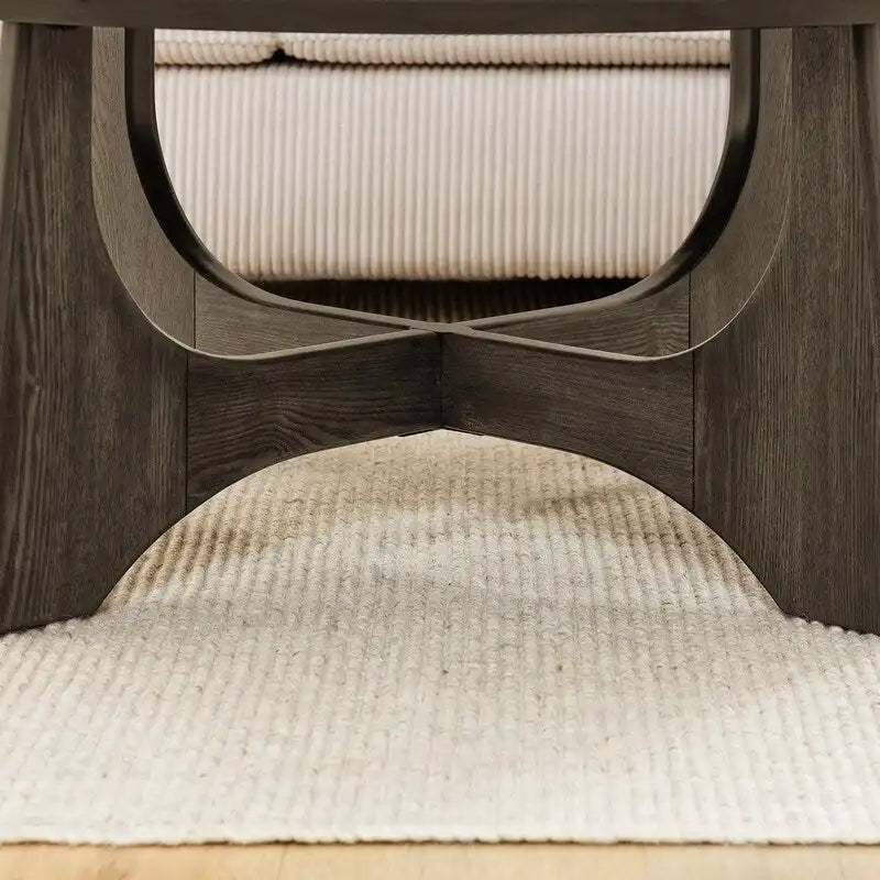 Grondin Modern Minimalist Style Round Coffee Table, End Table Nightstand for Living Room Reception Room Living Room