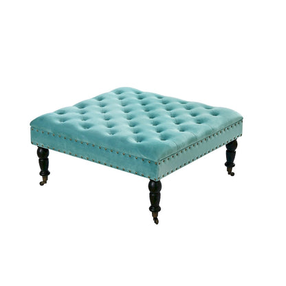 Home Soft Things Supersoft Tufted Coffee Table Ottoman - 33 x 33 x 18