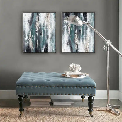 Home Soft Things Supersoft Tufted Coffee Table Ottoman - 33 x 33 x 18