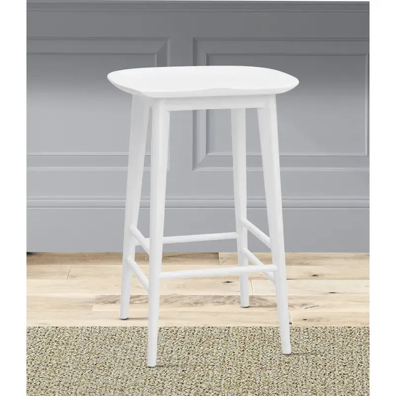 Steve Silver Hendry Backless Solid Acacia Counter Stool - Counter Stool