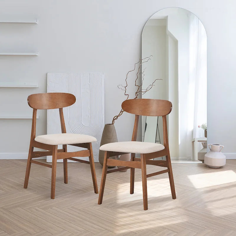 New Classic Furniture Melody Dining Chairs with Padded Seat (Set of 2)