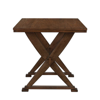 Mid-Century Wood 5-Piece Dining Table Set