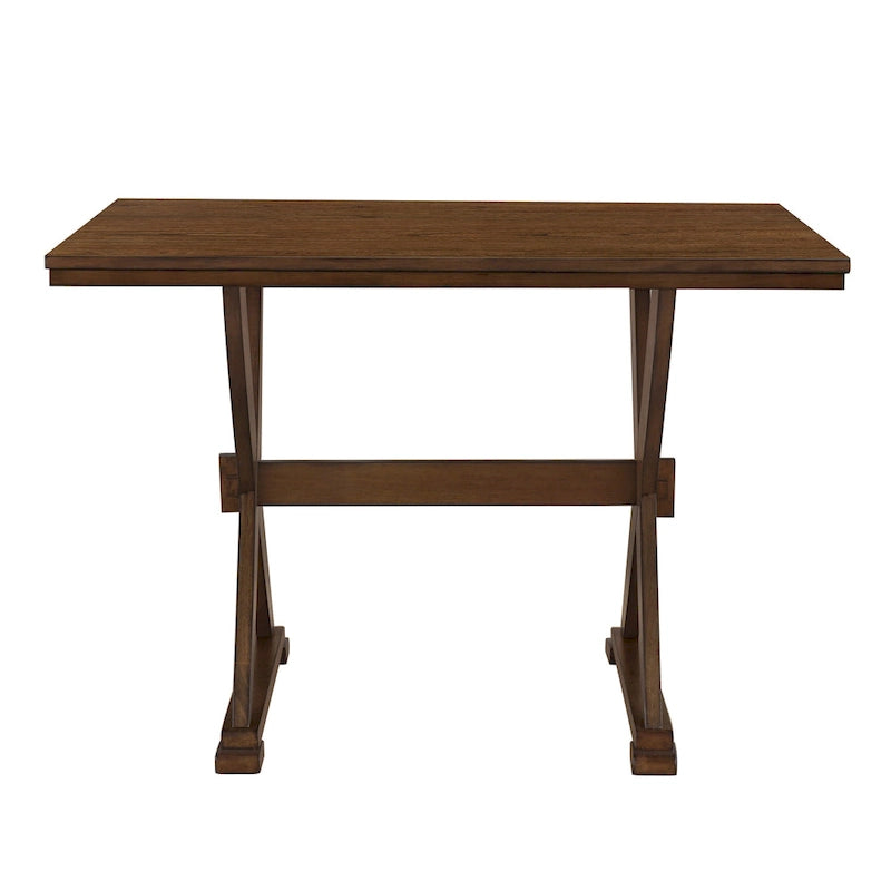 Mid-Century Wood 5-Piece Dining Table Set