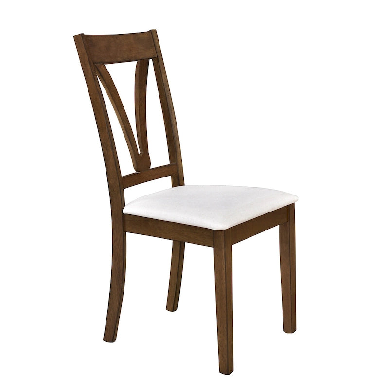 Mid-Century Wood 5-Piece Dining Table Set