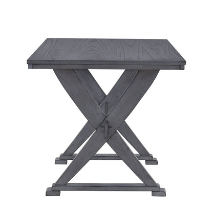 Mid-Century Wood 5-Piece Dining Table Set