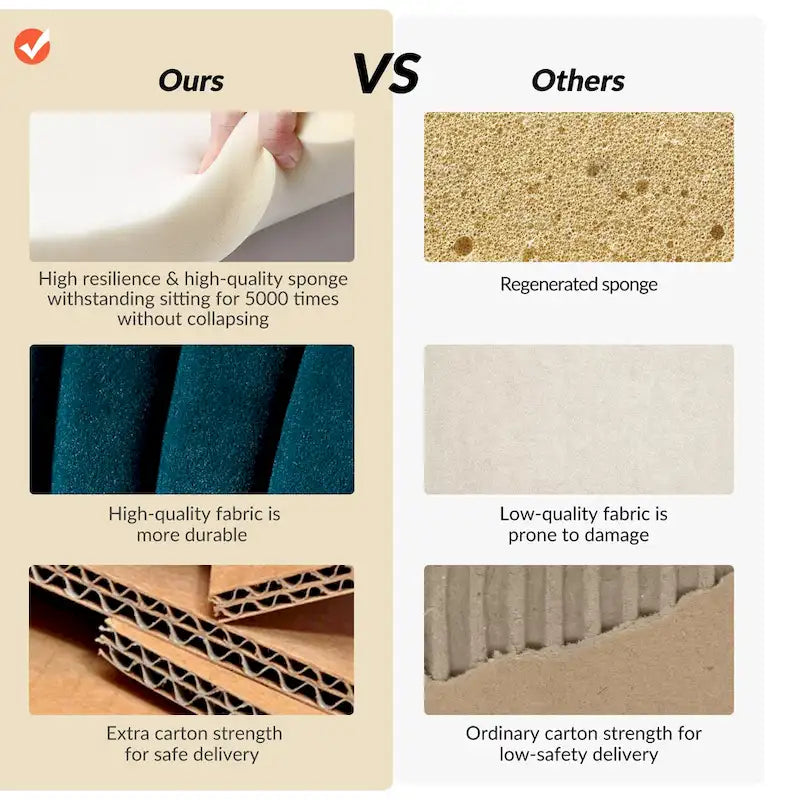 Monica 22W Upholstered Modern Tufted Accent Side Chair with Gold Legs by HULALA HOME