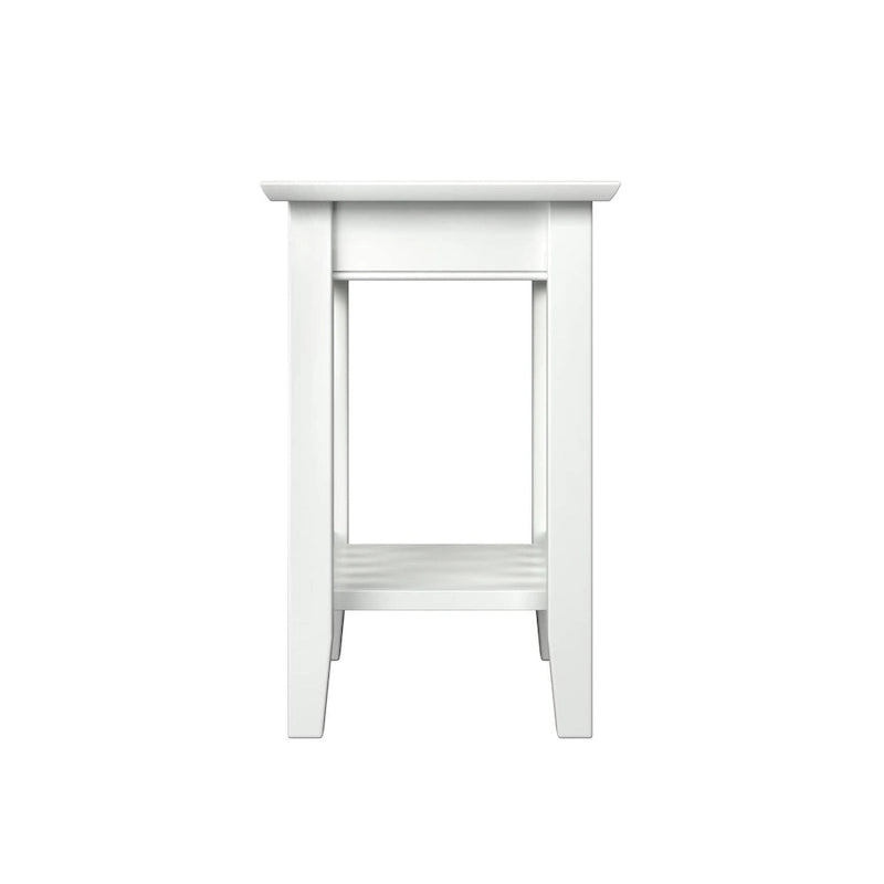 AFI Mission Chair Side Table with Charging Station