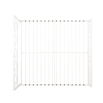 Francoise Modern Iron King Bed Frame by Christopher Knight Home