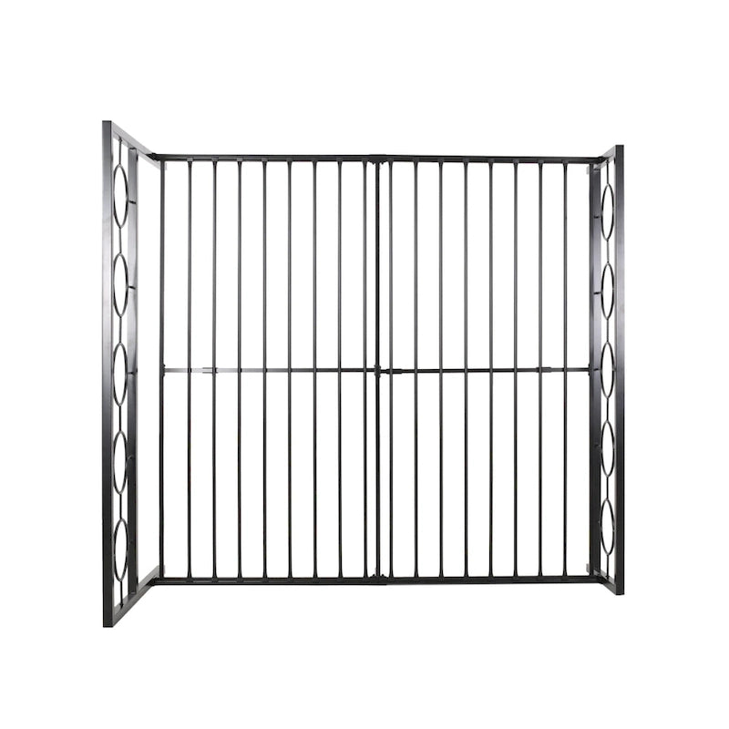 Francoise Modern Iron King Bed Frame by Christopher Knight Home