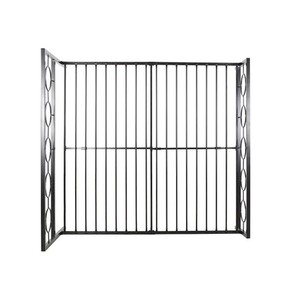 Francoise Modern Iron King Bed Frame by Christopher Knight Home