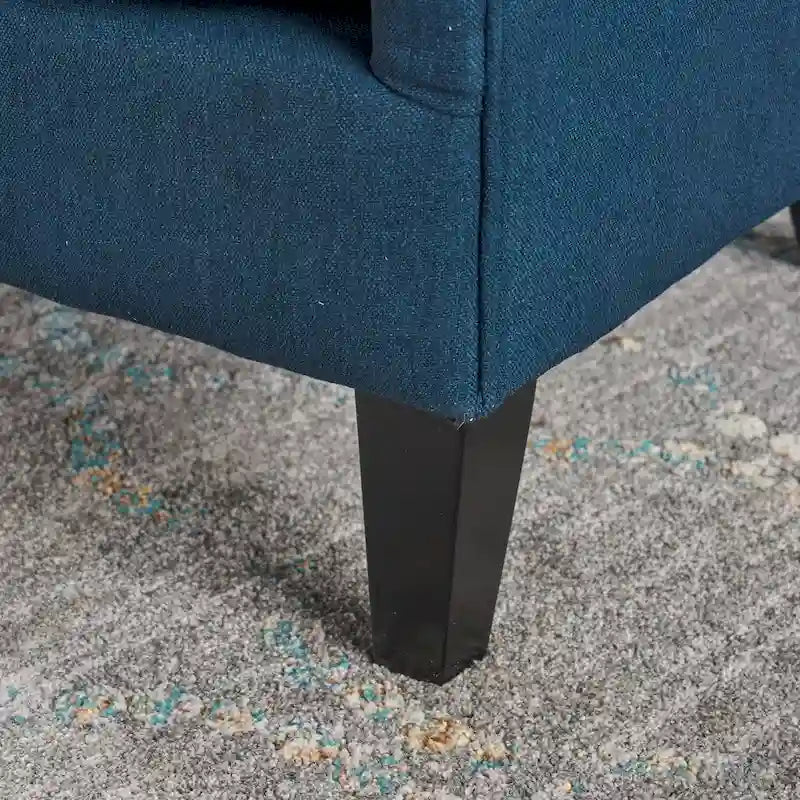 Quentin Contemporary Wingback Fabric Club Chair by Christopher Knight Home