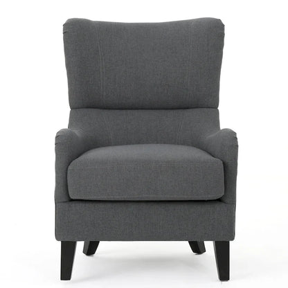 Quentin Contemporary Wingback Fabric Club Chair by Christopher Knight Home