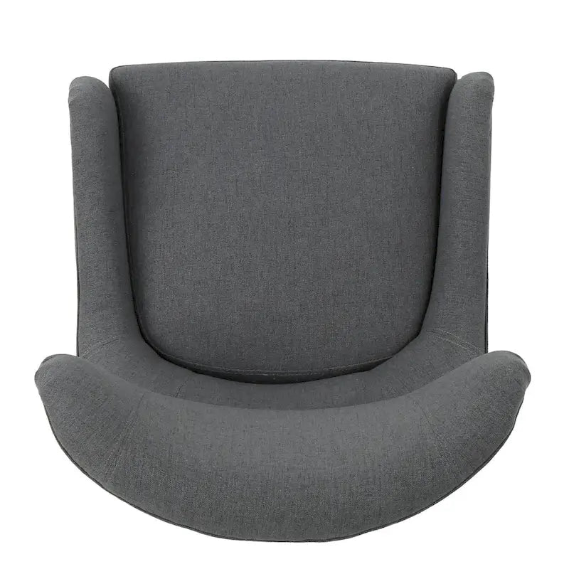 Quentin Contemporary Wingback Fabric Club Chair by Christopher Knight Home