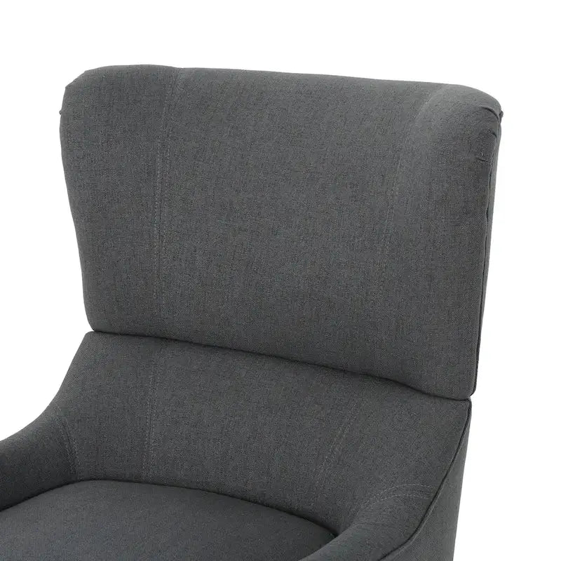 Quentin Contemporary Wingback Fabric Club Chair by Christopher Knight Home