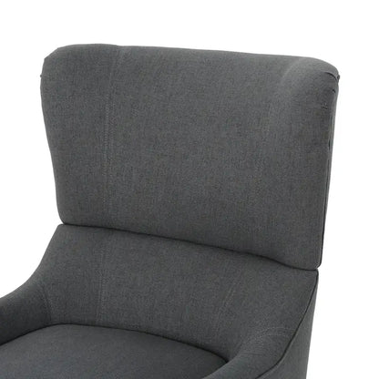 Quentin Contemporary Wingback Fabric Club Chair by Christopher Knight Home