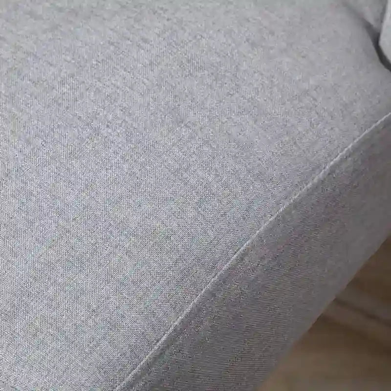 HOMCOM Modern Bar Height Bar Stools Set of 2 Tufted Upholstered Pub Chairs with Back Rubber Wood Legs for Kitchen,Dining Room