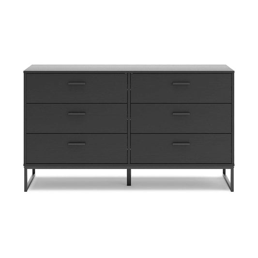 Signature Design by Ashley Socalle Black Dresser