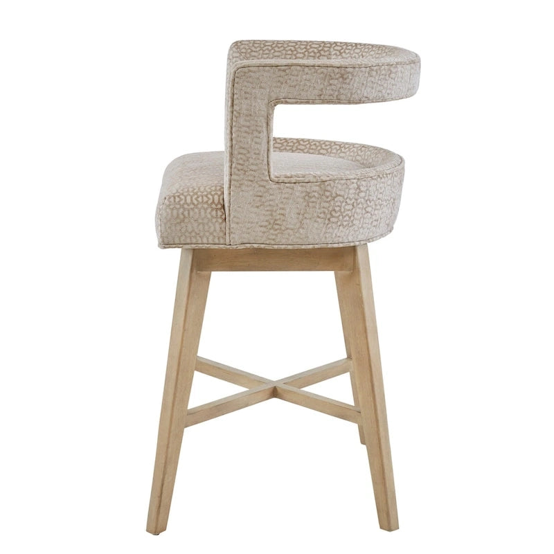 Madison Park Glenwood 180 degree Swivel Counter Stool Auto-Return