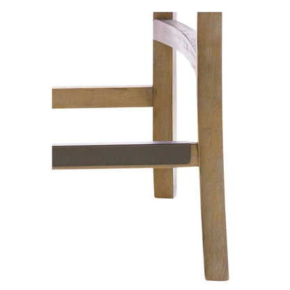 Madison Park Blaine Cream/Reclaimed Natural Cane Back Counter Stool