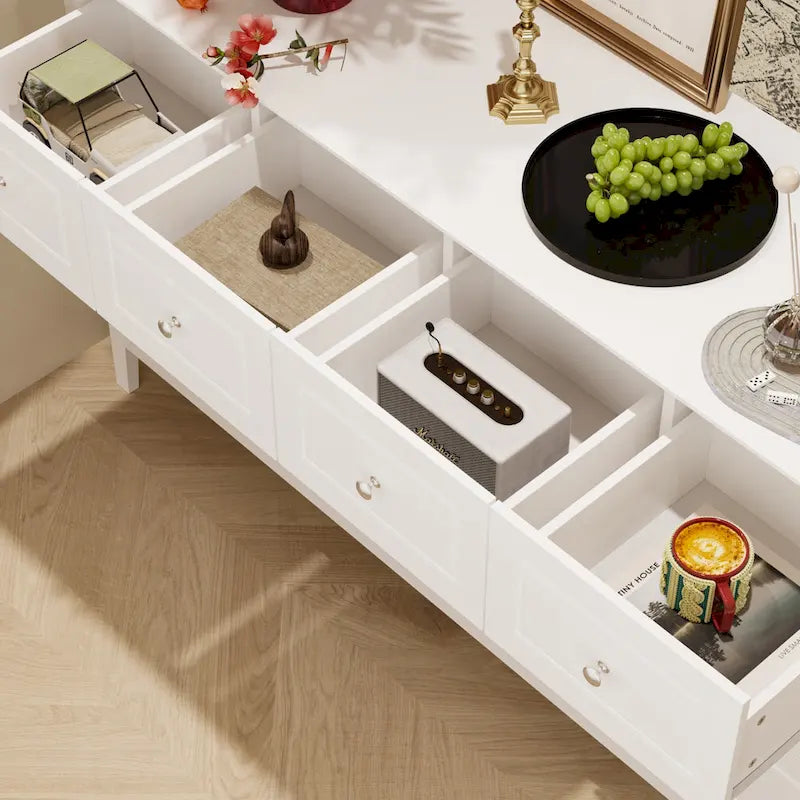 Luxurious Multi-Drawer MDF Dresser: Modern Home Storage Solution