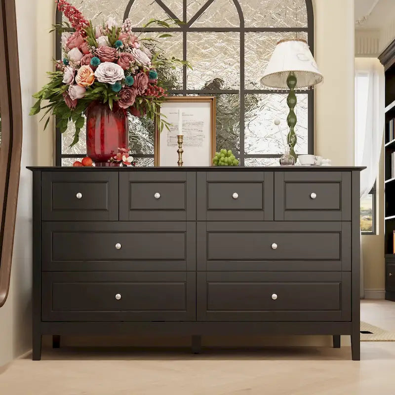 Luxurious Multi-Drawer MDF Dresser: Modern Home Storage Solution