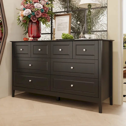 Luxurious Multi-Drawer MDF Dresser: Modern Home Storage Solution