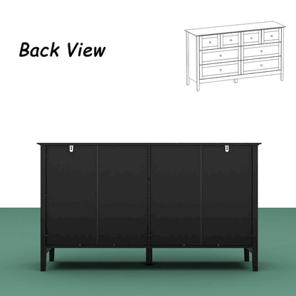 Luxurious Multi-Drawer MDF Dresser: Modern Home Storage Solution