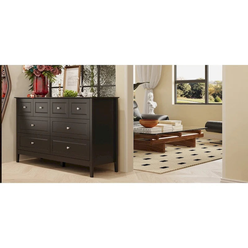 Luxurious Multi-Drawer MDF Dresser: Modern Home Storage Solution