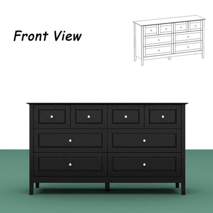 Luxurious Multi-Drawer MDF Dresser: Modern Home Storage Solution