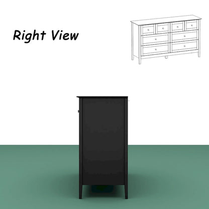 Luxurious Multi-Drawer MDF Dresser: Modern Home Storage Solution