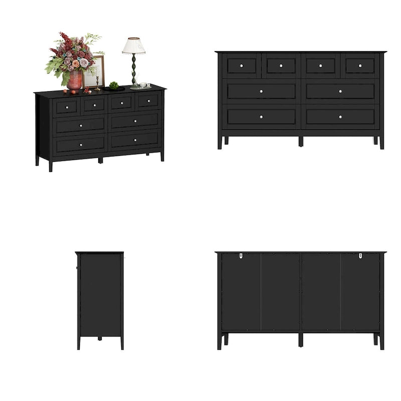 Luxurious Multi-Drawer MDF Dresser: Modern Home Storage Solution