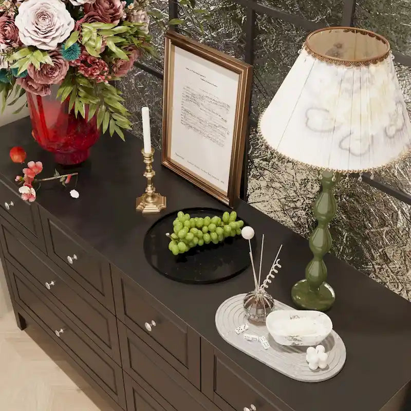 Luxurious Multi-Drawer MDF Dresser: Modern Home Storage Solution