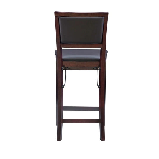 Aldersey Espresso Folding Counter Stool