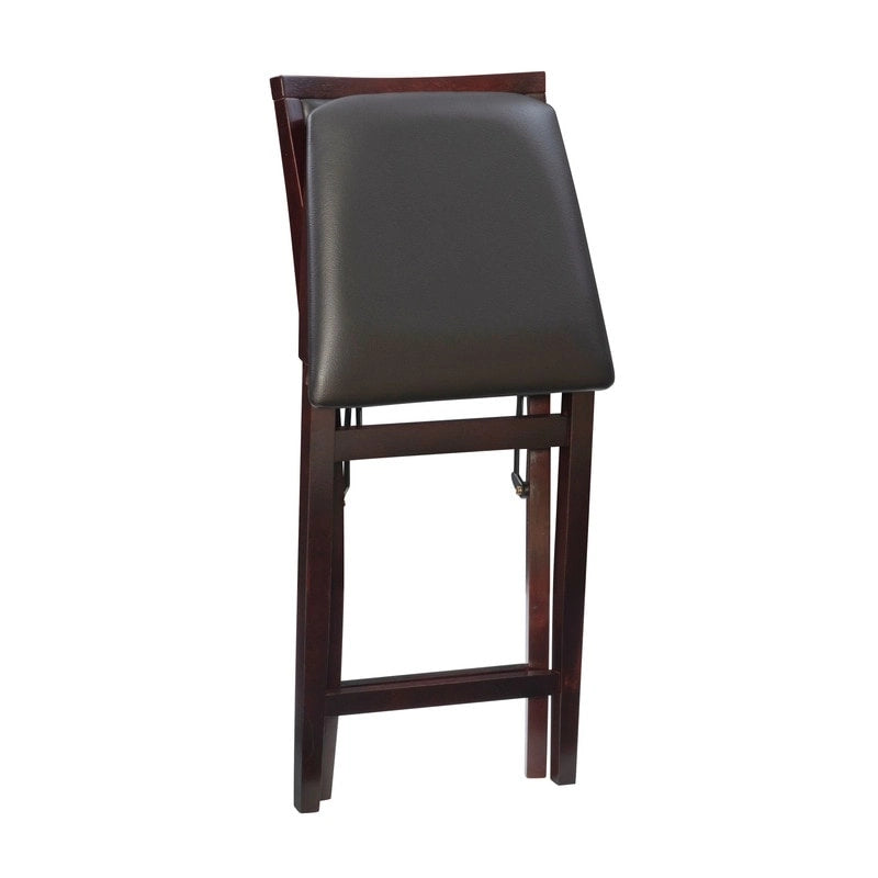Aldersey Espresso Folding Counter Stool