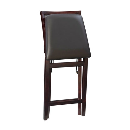 Aldersey Espresso Folding Counter Stool