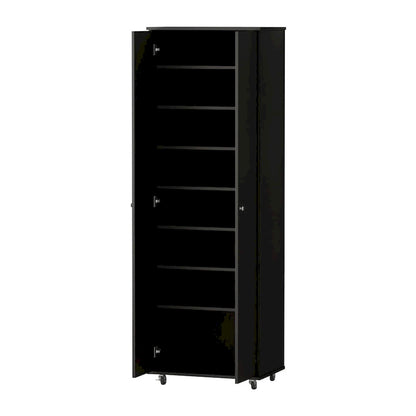 2-Doors 9 Tires Shoes Cabinet With Large Storage Space