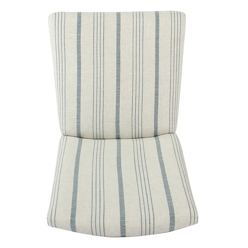 HomePop Classic Parsons Dining Chair - Blue Calypso Stripe (Set of 2)