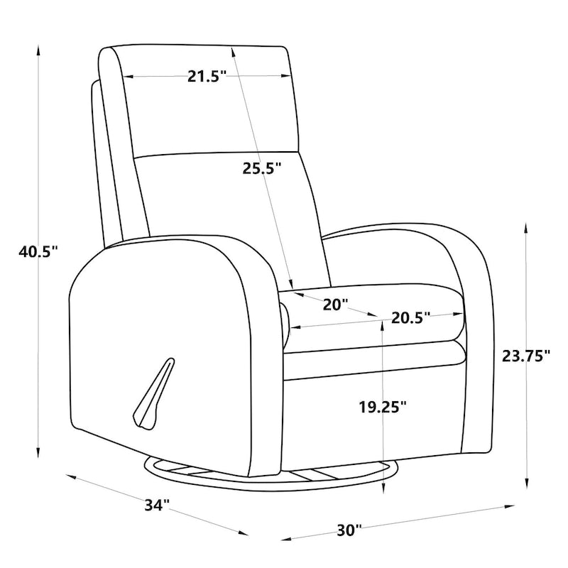 Glider Recliner Rocker Recliner Swivel Recliner Chair Accent Chair