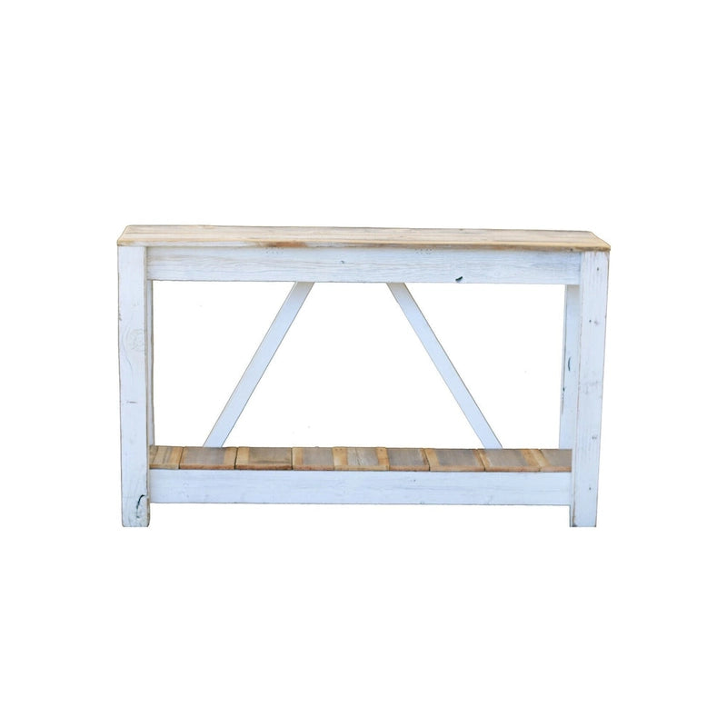 White Combo A-Frame Console